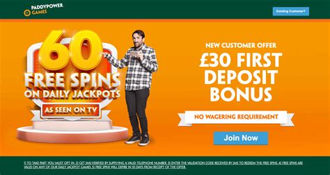 Paddy Power Casino Bonus: 50 Free Spins No Deposit.